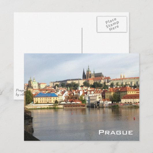 Praag Briefkaart (Voorkant / Achterkant)