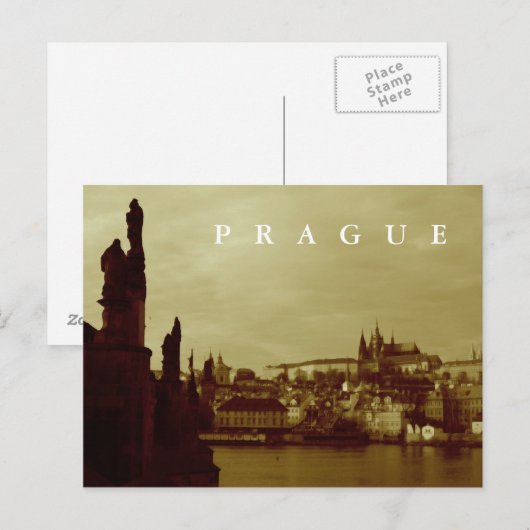Praag Briefkaart (Voorkant / Achterkant)
