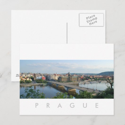 Praag Briefkaart (Voorkant / Achterkant)