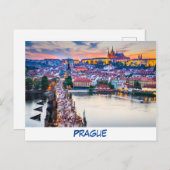 Praag Briefkaart (Voorkant / Achterkant)