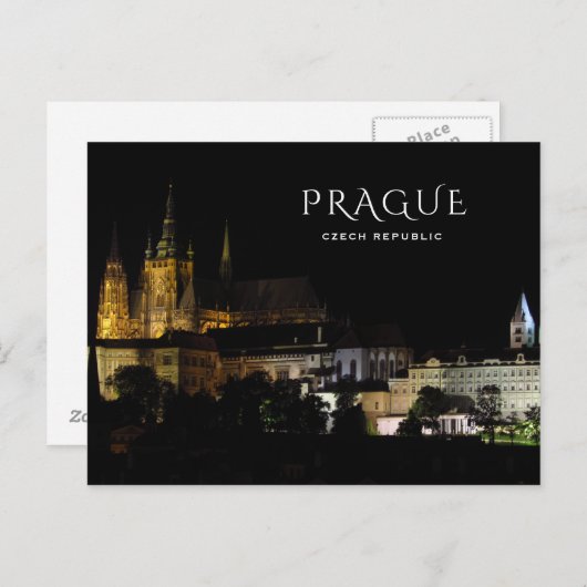 Praag Briefkaart (Voorkant / Achterkant)