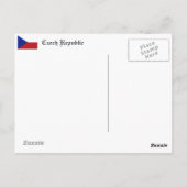 Praag - Briefkaart met oude kastelen (Achterkant)