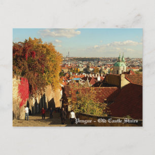 Praag - Briefkaart met oude kastelen