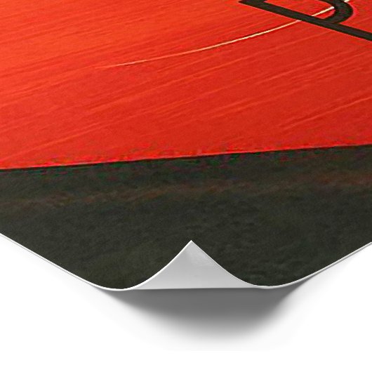 Praag, bruggen, oldtimers poster (Hoek)