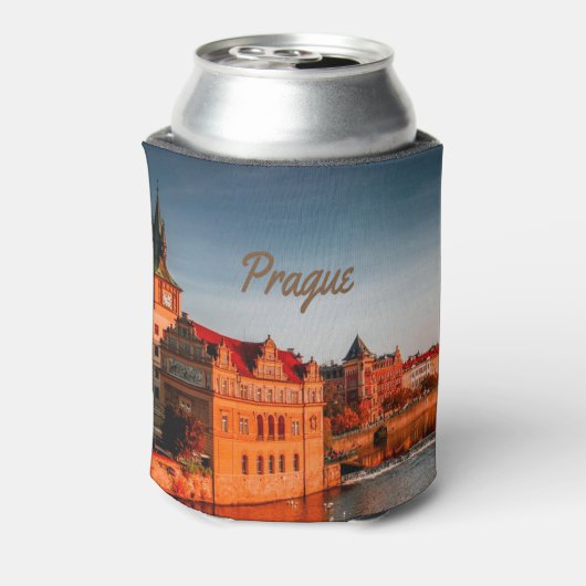 Praag Capital van de Tsjechische Republiek Blikjeskoeler (Blikje Achterkant)