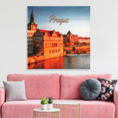 Praag Capital van de Tsjechische Republiek Canvas Afdruk (Insitu (Woonkamer))