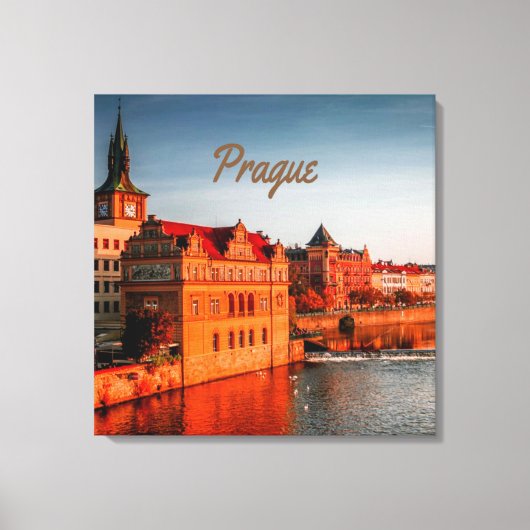 Praag Capital van de Tsjechische Republiek Canvas Afdruk (Voorkant)
