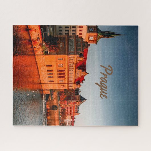 Praag Capital van de Tsjechische Republiek Legpuzzel (Horizontaal)