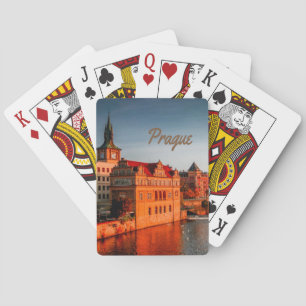 Praag Capital van de Tsjechische Republiek Pokerkaarten