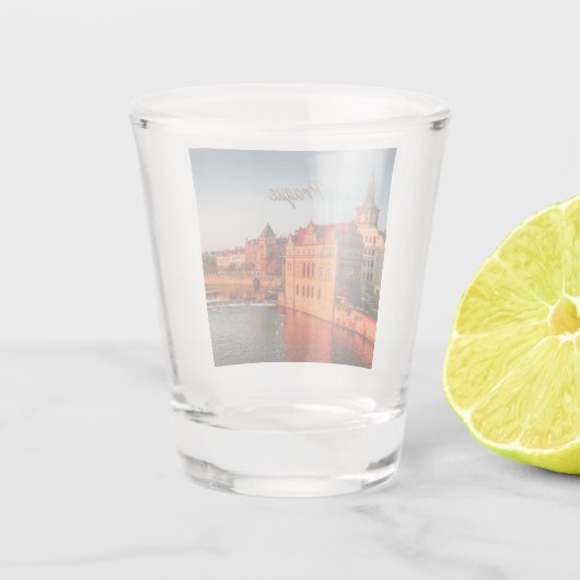 Praag Capital van de Tsjechische Republiek Shot Glas (Achterkant)