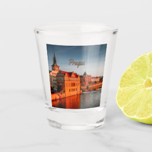 Praag Capital van de Tsjechische Republiek Shot Glas
