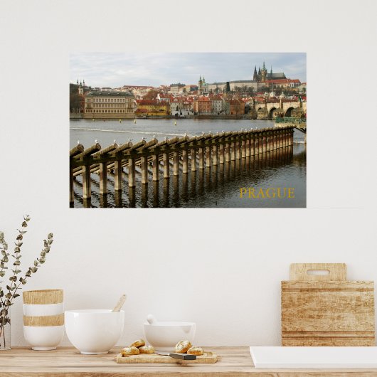 Praag - Castle II Poster (Keuken)