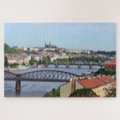 Praag, Castle & River Bridges / Tsjechië Legpuzzel (Horizontaal)