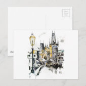 Praag - Charles Bridge Briefkaart (Voorkant / Achterkant)