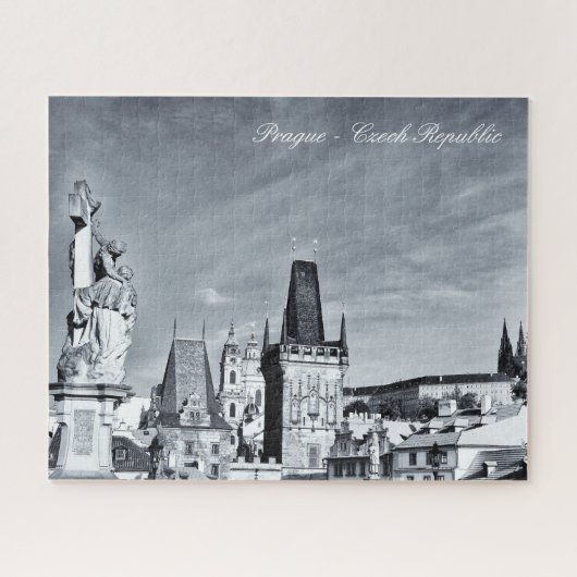 Praag, Charles Bridge, Castle - Tsjechisch () Legpuzzel (Horizontaal)