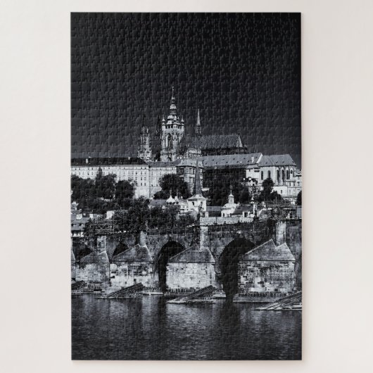 Praag, Charles Bridge & Castle / Tsjechisch Legpuzzel (Verticaal)