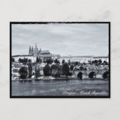 Praag, Charles Bridge, Hradcany Castle, Tsjechisch Briefkaart (Voorkant)