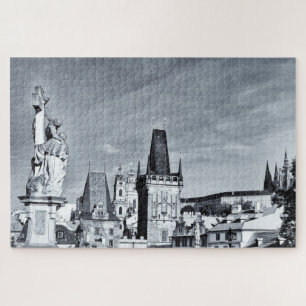Praag & Charles Bridge, Hradcany Castle/vintage Legpuzzel
