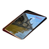 Praag Charles Bridge ingelijst uitzicht magneet (Linkerzijde)