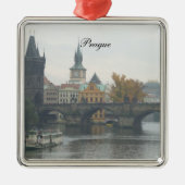 Praag Charles Bridge Square Ornament (Voorkant)