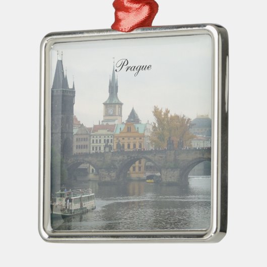 Praag Charles Bridge Square Ornament (Links)