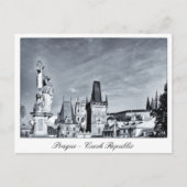 Praag, Charles Bridge Statues, City Towers/Tsjechi Briefkaart (Voorkant)