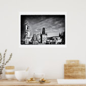 Praag & Charles Bridge Toren /Tsjechië Poster (Keuken)