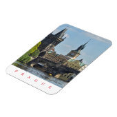 Praag Charles Bridge toren uitzicht magneet (Linkerzijde)