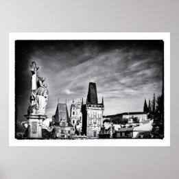 Praag & Charles Bridge Tower/Tsjechisch Poster