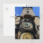 Praag, Clock Tower - Orloj, Tsjechië Briefkaart (Voorkant / Achterkant)
