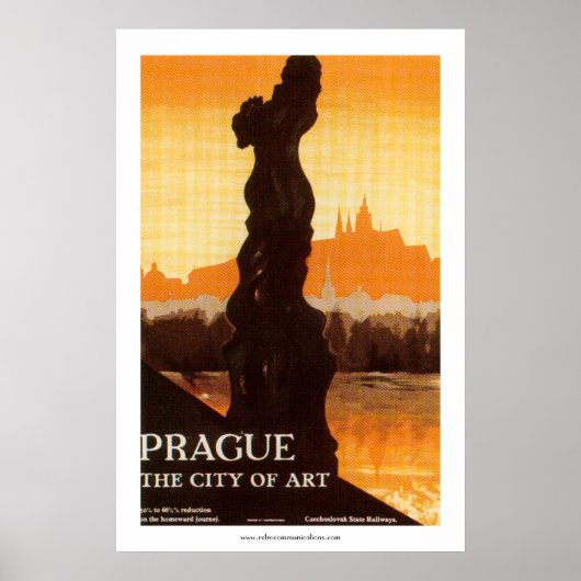 Praag - de kunststad poster (Voorkant)
