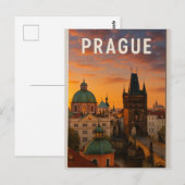 Praag – De Stad met Honderd Torens Briefkaart (Voorkant / Achterkant)