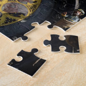 Praag en astronomische klok - Orloj/Tsjechisch Legpuzzel (Zijkant)