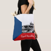 Praag en Tsjechische vlag - historisch Tsjechisch/ Tote Bag (Dichtbij)