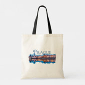 Praag: Evening Skyline Tote Bag (Achterkant)