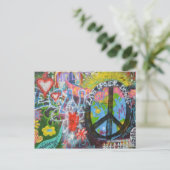 Praag Graffiti Briefkaart (Staand voorkant)