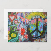 Praag Graffiti Briefkaart (Voorkant / Achterkant)