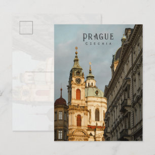 Praag Historische Architectuur, Tsjechië reis  Briefkaart