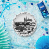 Praag, Historische stad, Castle - Tsjechisch (part Papieren Bordje (Feest)