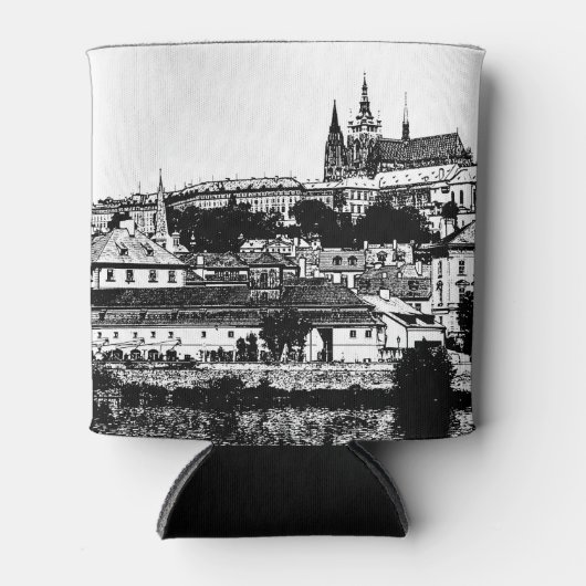 Praag, historische stad, Castle - Tsjechische kuns Blikjeskoeler (Voorkant)