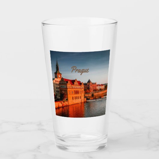 Praag Hoofdstad van Tsjechië Glas (Voorkant)