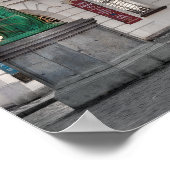 Praag - Hradcanske Plein Ochtend Poster (Hoek)