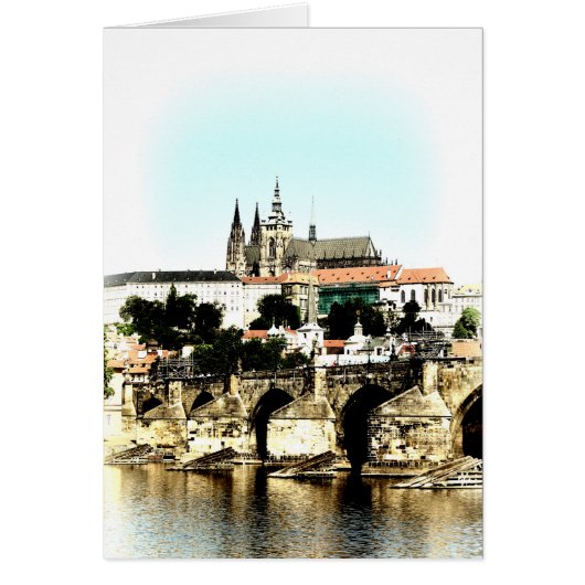 Praag, Hradčany Castle, Charles Bridge/Tsjechie (Voorkant)