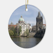 Praag in het voorjaar keramisch ornament (Links)