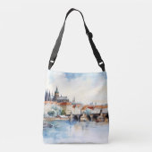 Praag in Tsjechië Crossbody Tas (Achterkant)