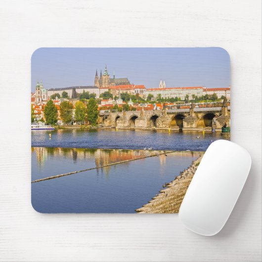 Praag in Tsjechië Muismat (Met muis)