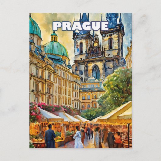 Praag, juweel van Bohemen Briefkaart (Voorkant)