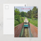 Praag kabelbaan uitzicht briefkaart (Voorkant / Achterkant)