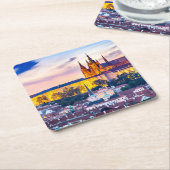 Praag Kartonnen Onderzetters (Schuin)