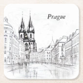  Praag Kartonnen Onderzetters (Voorkant)